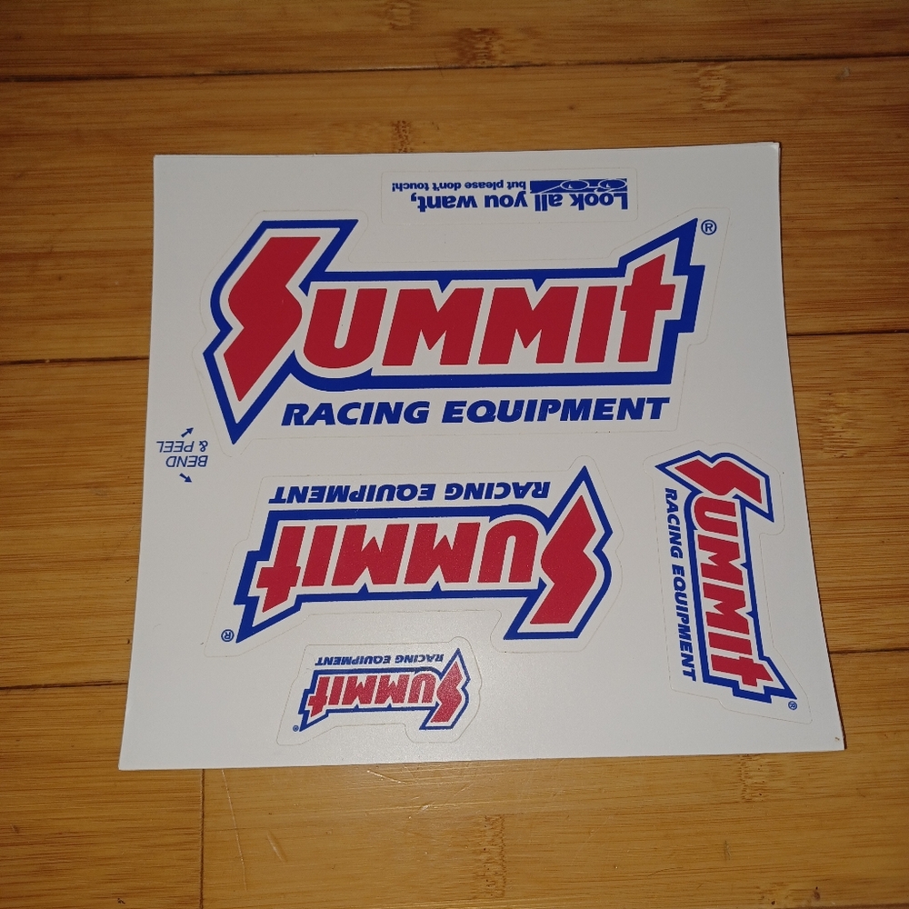Vintage Summit Racing Equipment Sticker Set